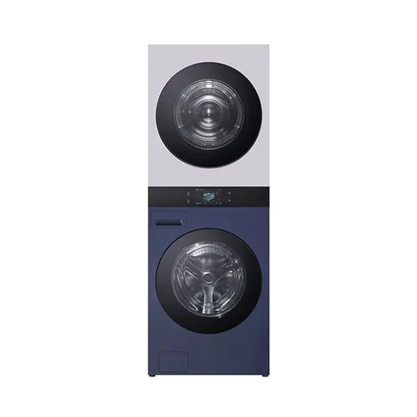 [LG] 트롬 AI 오브제컬렉션 워시타워 25kg+25kg 네이처크림그레이/네이처네이비 (WA2525YMZF)