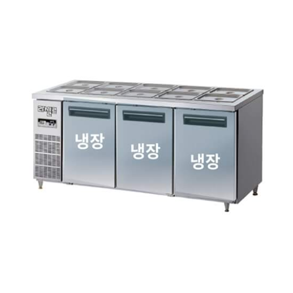 [라셀르] 직냉식 반찬테이블 냉장고 522L급 (36) LMBD-1830R