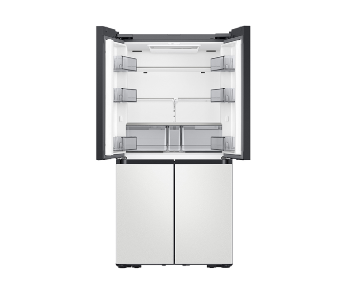[특가][삼성]NEW 비스포크 AI 하이브리드 1등급 냉장고 4도어 키친핏 Max 637L (UV탈취) 에센셜 화이트(상)+에센셜 베이지(하) RM70F64R1ZG 썸네일 2